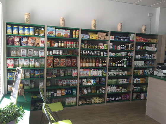 interior del herbolario Lavanda